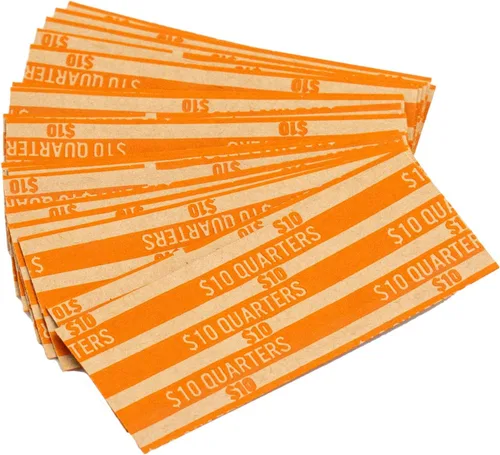 Vista 9 de Conjunto de Envoltorios Planos a Rayas para Monedas 100