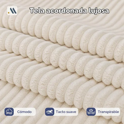 Vista 7 de MAXYOYO Sofá deshuesado, sofá modular en forma de L, sofá de 4 asientos