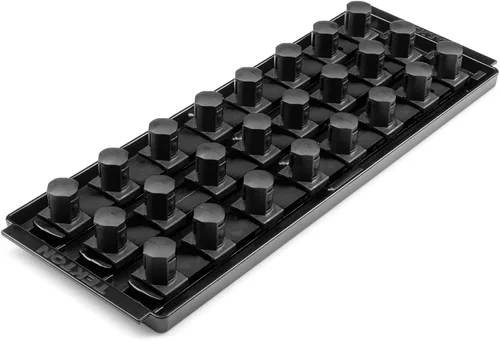 Vista 27 de TEKTON Carraca de 3/4 pulgadas x riel para dados de 8 pulgadas, 5 clips (rojo) OSR31105 Fabricado en Estados Unidos Negro