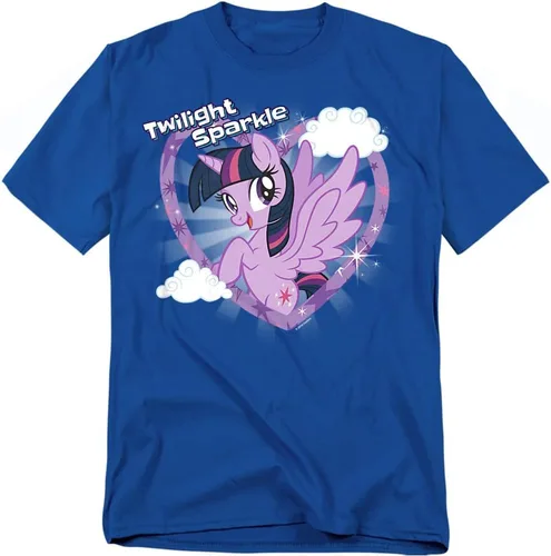 Vista 9 de Popfunk Camiseta y calcomanías clásicas de My Little Pony: Friendship is Magic Twilight Sparkle A. Púrpura