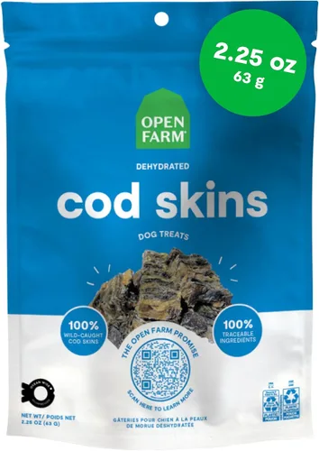 Vista 11 de Open Farm, Golosinas deshidratadas para perros, aperitivos para perros con alto contenido de proteínas y bajos en carbohidratos, textura masticable