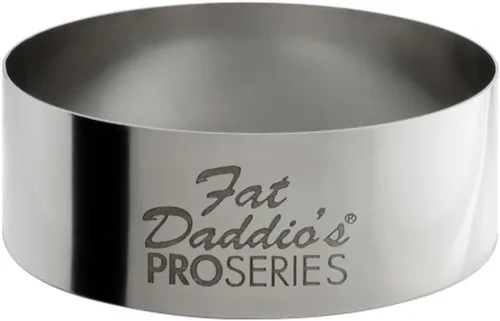 Vista 27 de Fat Daddio's Anillo redondo de acero inoxidable para pasteles y pastelería, 3 x 2 pulgadas