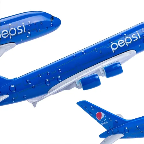 Vista 4 de Modelo de avión a escala 1:400 Modelo de avión Modelo de aviones fundidos a presión para regalo y colección (A380)