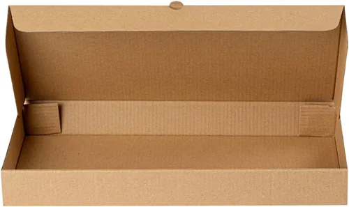 Vista 17 de Restaurantware - Cajas para pizza, 50 unidades, 14 x 7 x 1.5 pulgadas, embalaje de papel de cartón corrugado con bloqueo de pestañas, resistente a