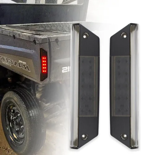 Vista 10 de Ranger - Luz trasera compatible con Polaris Ranger 500 700 800 900 2009-2016, repuesto OEM 2411099 (2411099 rojo)