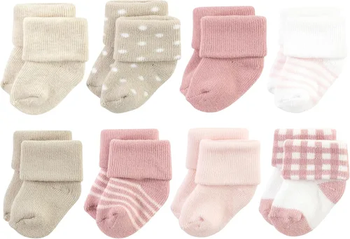 Vista 16 de Hudson Baby - Calcetines de algodón para bebés recién nacidos y Terry para niñas bebés