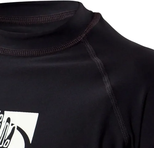 Vista 4 de Body Glove Traje de neopreno Co Junior Basic Ajustado Corto Brazo Rash Guard Negro