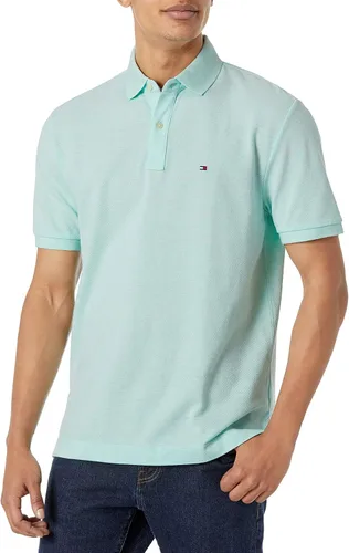 Vista 32 de Tommy Hilfiger - Camisa polo de manga corta para hombre, en ajuste clásico, de algodón piqué Violeta africana