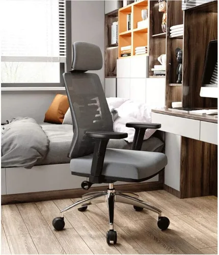 Vista 7 de YYDS Silla de juegos de malla de moda, silla giratoria ergonómica ejecutiva con reposabrazos de elevación, silla para computadora, silla de deportes