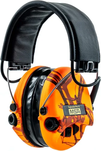 Vista 8 de Sordin Pro-X LED Ear Muffs - Active and Electronic Ear Defenders - Gel Pads - Earmuffs for Hunting & Shooting Camuflaje