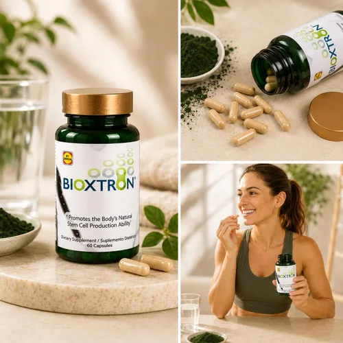Vista 7 de Bioxtron Cápsulas de suplemento de células madre naturales, fórmula de apoyo celular y antioxidante con algas verdes azules, espirulina, apoyo