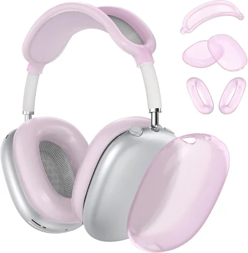 Vista 21 de Funda rígida para AirPods Max con modo de sueño, funda de transporte para auriculares con almohadillas de silicona para AirPods