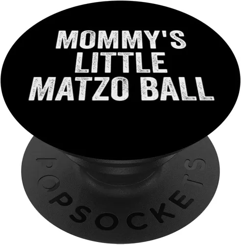 Vista 6 de Funny Mommy's Little Matzo Ball Jewish Hanukkah PopSockets MagSafe PopGrip para iPhone