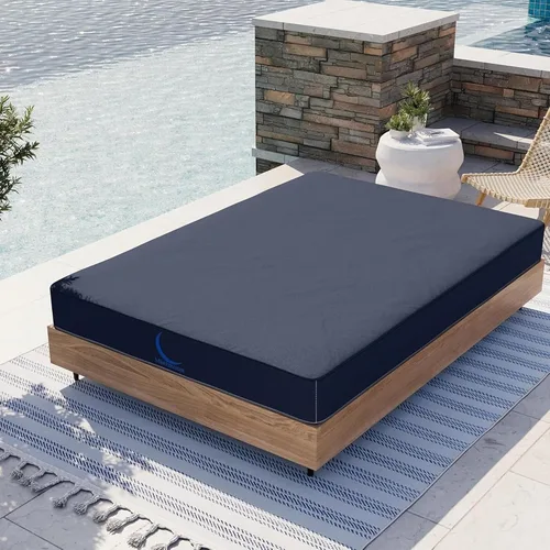 Vista 11 de Mielmoon Colchón impermeable de 4 pulgadas sin resortes, barrera de felpa, limpieza y cuerpo, columna vertebral de apoyo, colchón médico al aire