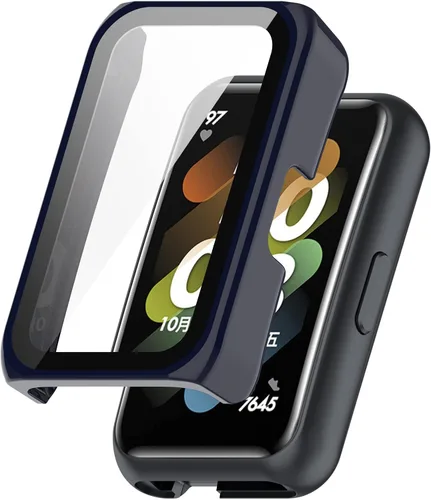 Vista 5 de [Paquete de 6] Funda protectora de pantalla compatible con Huawei Honor Band 6/7, Huawei Band 6/6 Pro/7 protector de pantalla para Huawei Band PC +