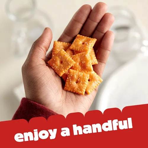 Vista 7 de Cheez-It Galletas de queso, galletas horneadas, aperitivos para el almuerzo, originales (40 paquetes)