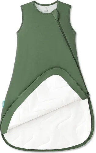 Vista 11 de PurComfy Saco de dormir súper suave 1.0 TOG, Saco de dormir premium de viscosa de bambú para bebé con cremallera de 2 vías, Manta vestible para bebé