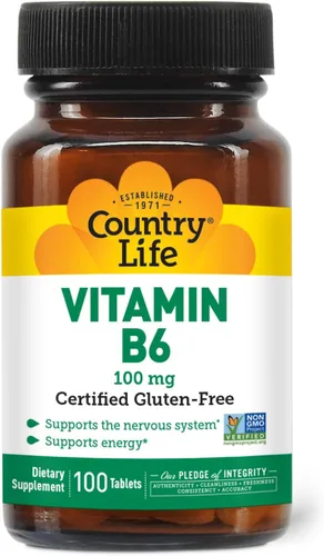 Vista 7 de Country Life Suplemento de riboflavina de 100 mg de vitamina B2 – Aumenta la producción de energía y apoya la función celular, sin gluten, vegano