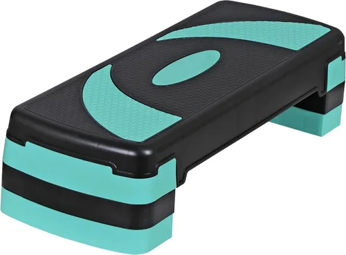 Vista 10 de Plataforma escalonada de entrenamiento aeróbico de 30 pulgadas con elevadores ajustables de 4 a 6 a 8 pulgadas, entrenamiento de ejercicio