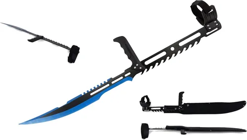 Vista 3 de Snake Eye Tactical 27.5 pulgadas gran antebrazo ninja Blood Rayne, cuchilla, espada, machete para vampiro zombie