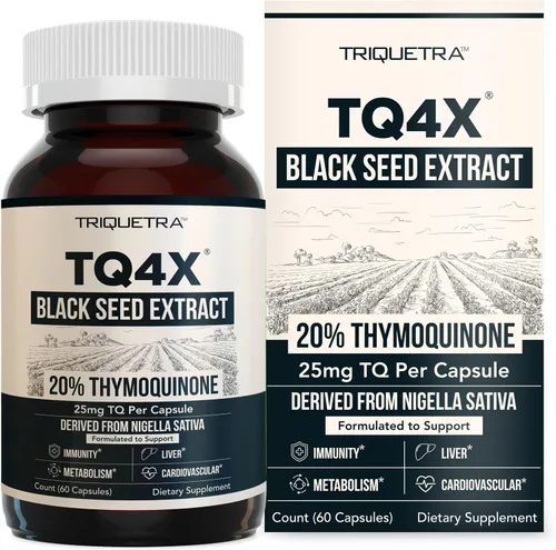 Vista 9 de Cápsulas de extracto de aceite de semilla negra con 20% de timoquinona - TQ-Advanced 4X®: Concentración potente de timoquinona disponible