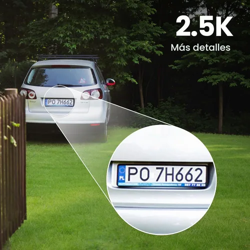 Vista 2 de VIMTAG Cámaras 5G/2.4G 4MP para seguridad del hogar, cámara exterior/interior para perro/gato/mascota/niñera/bebé, con cable, visión nocturna a