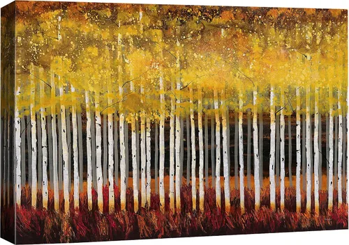 Vista 29 de SIGNFORD Lienzo impreso para pared, puesta de sol, campo de girasol, naturaleza, desierto, paisaje decorativo, relajante, tranquilo, para sala