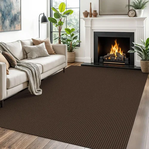 Vista 109 de EARTHALL Alfombra tejida de 2 x 3 pies, lavable para entrada, alfombra trenzada antideslizante, alfombra para puerta interior y exterior, alfombra