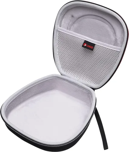 Vista 3 de XANAD Funda rígida para Logitech H390, H430, H570e, Zone 300, Zone 301 o JLab Go Work, JIAMQISHI, EAGLEND, FEABASK Auriculares estéreo con Negro