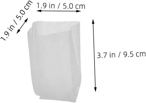Vista 8 de 200pcs Non-Woven Fabric Grow Bags for Seedlings, Biodegradable Thickened Plant Nursery Containers 9x12cm, Garden Fabric Planters Suitable for Raised