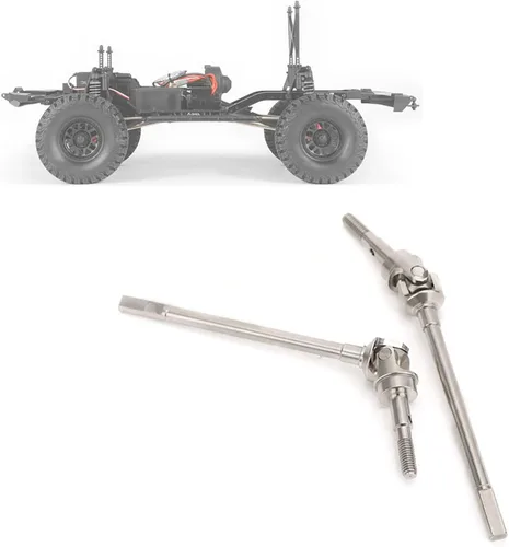 Vista 6 de Eje de transmisión RC, eje de transmisión del eje trasero delantero, piezas y accesorios RC eje de transmisión delantero trasero para AXIAL SCX10 II