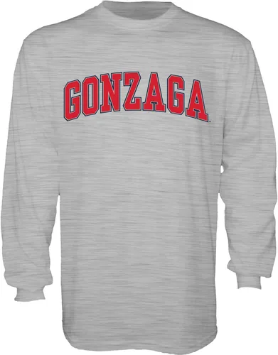 Vista 39 de Blue 84 NCAA playera de manga larga con nombre de equipo arqueado color brezo oscuro para hombre