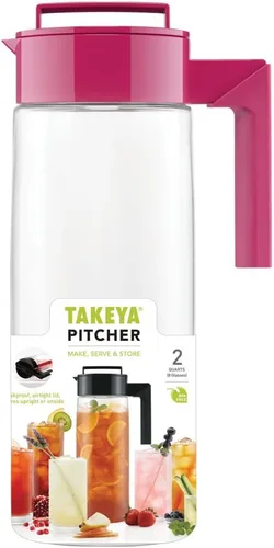 Vista 6 de Takeya Máquina de té helado de alta calidad con tecnología patentada Flash Chill patentada y jarra hermética