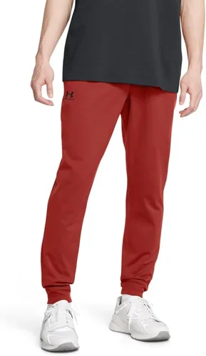 Vista 7 de Under Armour Sportstyle - Pantalones deportivos de tricot para hombre (011) Mod Gris/ Blanco