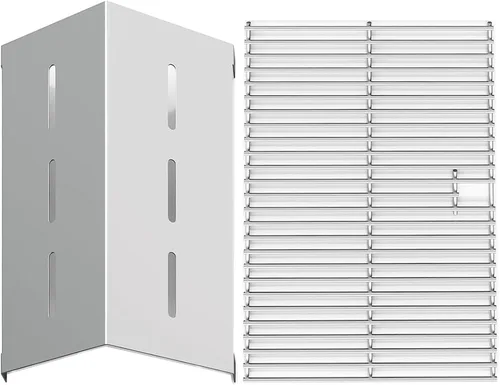 Vista 11 de SafBbcue Placas térmicas para parrilla AGBQ-27G, placas de calor domador de llama para parrilla Solaire de 27 pulgadas, paquete de 2 piezas