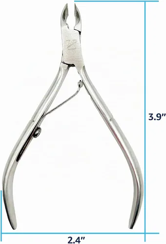 Vista 3 de ClipperPro® - Pinzas de cutícula de acero inoxidable para el cuidado de uñas, pedicura, manicura, herramientas de uñas, herramienta para quitar