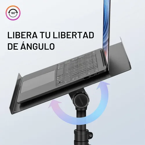 Vista 4 de CAHAYA Soporte para Proyector Trípode Ajustable - Estable para Tabletas, Teléfonos, Libros, Altura 26" a 51.5", Soporte Multifuncional para Laptop