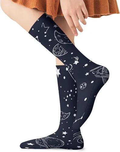 Vista 7 de Non Slip Comfortable Mid Calf Socks Indoor And Outdoor Socks Dress Decor Socks