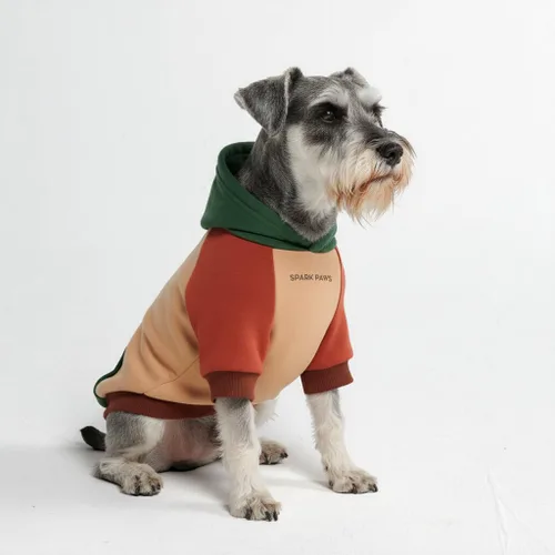 Vista 53 de Spark Paws Sudadera con capucha para perro, suéter de primera calidad para perros pequeños, medianos y grandes Trajes cálidos para bulldogs