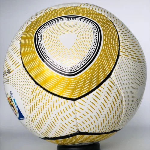 Vista 5 de Copa Mundial 2010 Sudáfrica Final Match Ball Réplica Tamaño Oficial 5 Paquete de 4 Balones de Fútbol Premium Rexine Regalo para aficionados