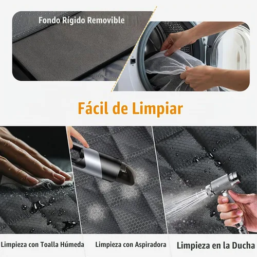 Vista 8 de PETICON Asiento de coche para perro grande XL, extensor de asiento trasero