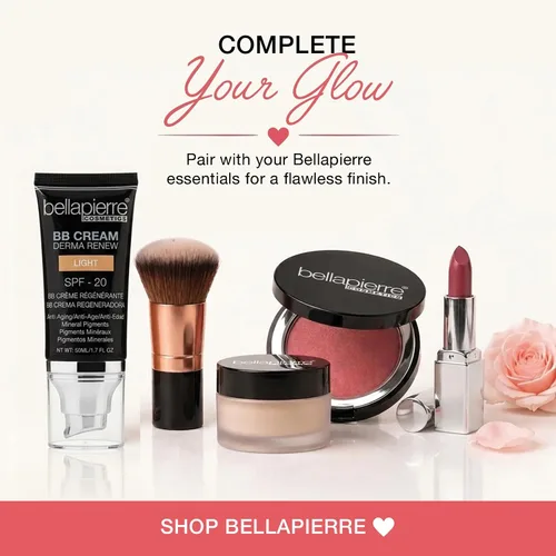 Vista 8 de bellapierre Rubor mineral compacto Brillo cálido rocío No tóxico y libre de parabenos Adecuado para todo tipo de piel Estuche compacto