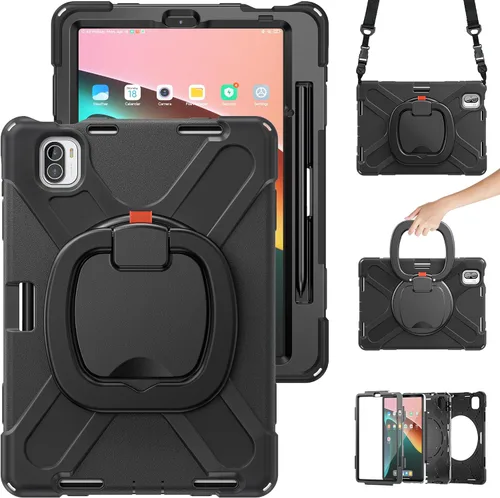 Vista 2 de Funda para Xiaomi Pad 5 / Pad 5 Pro con soporte para bolígrafo de 11.0 pulgadas 2021, funda protectora resistente a prueba de golpes con soporte