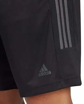 Vista 3 de adidas Pantalón corto de 3 rayas para hombre con bolsillos laterales con cremallera