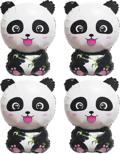 Vista 12 de Globos gigantes de gato de 22 pulgadas, adorable corona negra, gatito, blanco, globos para decoración de fiesta de cumpleaños con temática de 4 gato