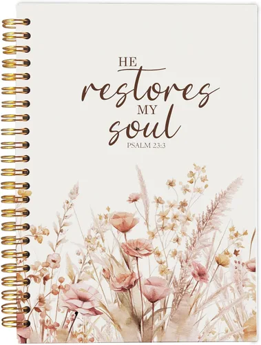 Vista 8 de Faith Can Move Mountains - Cuaderno cristiano - Regalos cristianos inspiradores para mujeres, cuadernos de diario bíblico para tomar notas, cuaderno