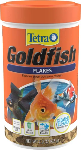Vista 21 de Tetra Goldfish Flakes, dieta nutricionalmente equilibrada para peces de acuario, copos enriquecidos con vitamina C, 0.42 onzas