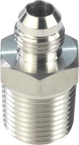 Vista 11 de Adaptador HFS NPT macho a JIC macho, 1/2 pulgada a 1/2 pulgada, 304 SS, 1