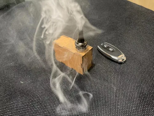Vista 6 de Máquina de humo, mini máquina de humo, máquina de humo portátil Producción de filmación, cosplay, máquina de humo de aromaterapia