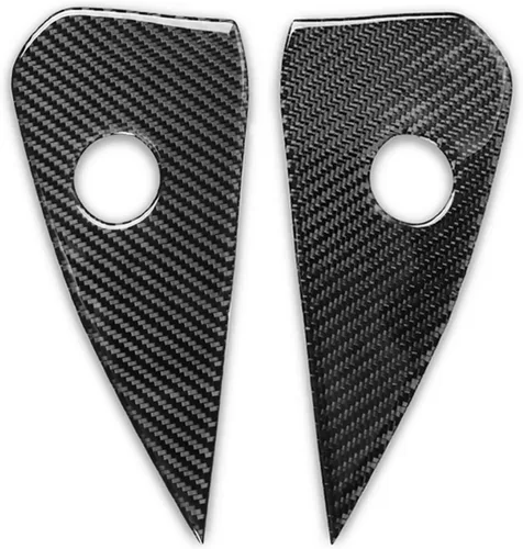 Vista 2 de NVCNX Real Premium - Adhesivo de fibra de carbono compatible con Ford Mustang GT 2015-2023 2016 2017 2018 2019 2020 2021 2022 para salpicadero